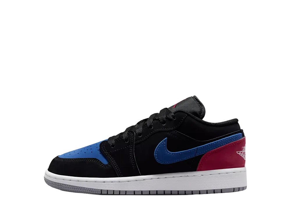 Nike GS Air Jordan 1 Low "Black/True Blue/Varsity Red/Summit White"