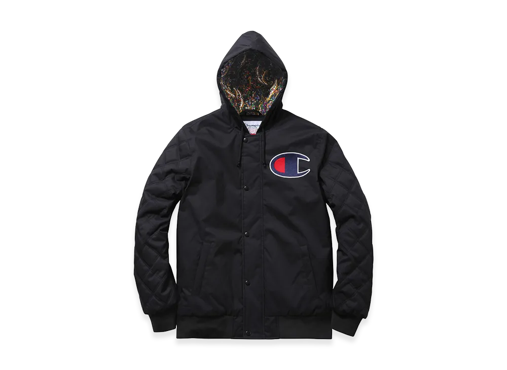 Supreme x Champion Zip Up Jacket "Black"