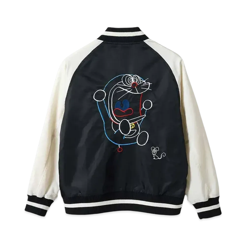 graniph x DORAEMON Panic Bomber Jacket "Black"