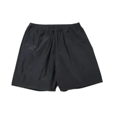 A.PRESSE Silk Taffeta Board Shorts "Dark Green"