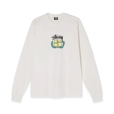 Stussy S Wreath Pigment Dyed LS Tee "Natural"