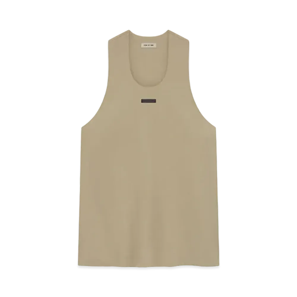 FEAR OF GOD ESSENTIALS Wool Double Layer Tank Top "Dune"