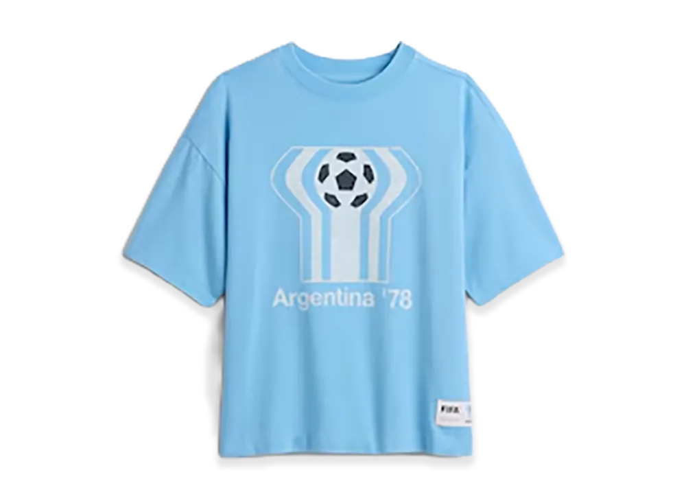 Gap x Ouigi Theodore Kids FIFA World Cup Graphic T-Shirt Argentina "Light Blue"