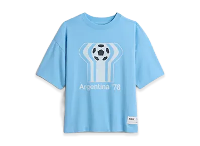 Gap x Ouigi Theodore Kids FIFA World Cup Graphic T-Shirt Argentina "Light Blue"
