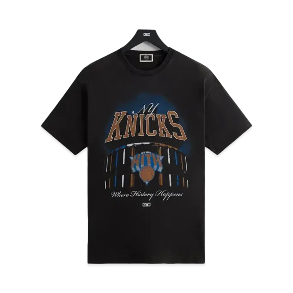 Kith x the New York Knicks MSG Vintage Tee "Black"