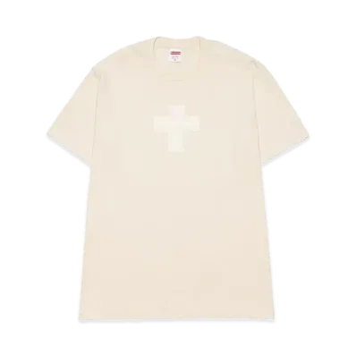 Supreme Cross Box Logo Tee "Natural"