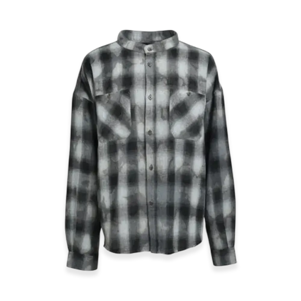 BREATH Collar Less Shirt "Black"