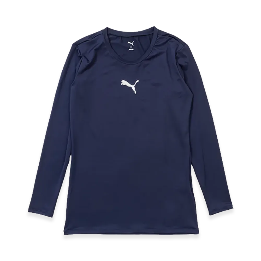 PUMA Compression Crew Neck Long Sleeve Shirt "Navy"