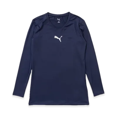 PUMA Compression Crew Neck Long Sleeve Shirt "Navy"