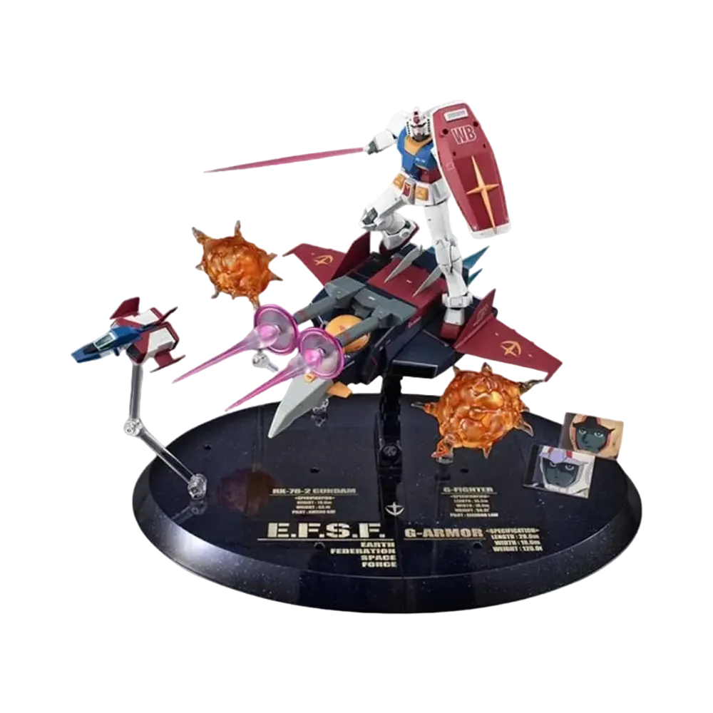 BANDAI "THE ROBOT SPIRITS" -Mobile Suit Gundam- <SIDE MS> G Armor ver. A.N.I.M.E.- Gundam 45th Anniversary