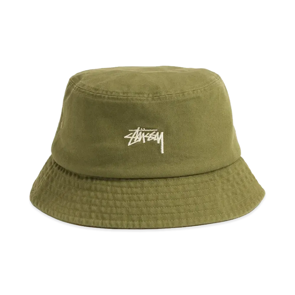 Stussy Stock Bucket Hat "Olive"