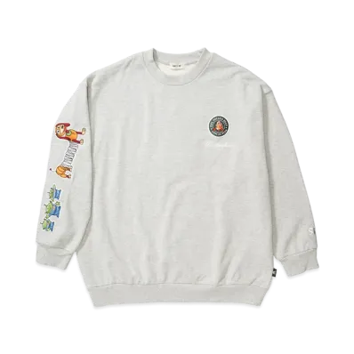 WIND AND SEA x TOY STORY Crewneck Sweatshirt "Gray"