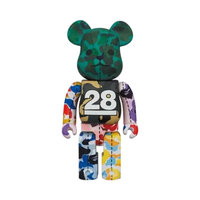 Bearbrick BAPE® CAMO 28TH ANNIVERSARY MULTI 400% #4