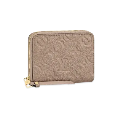 Louis Vuitton Zippy Coin Purse Monogram Empreinte Leather "Turtledove"