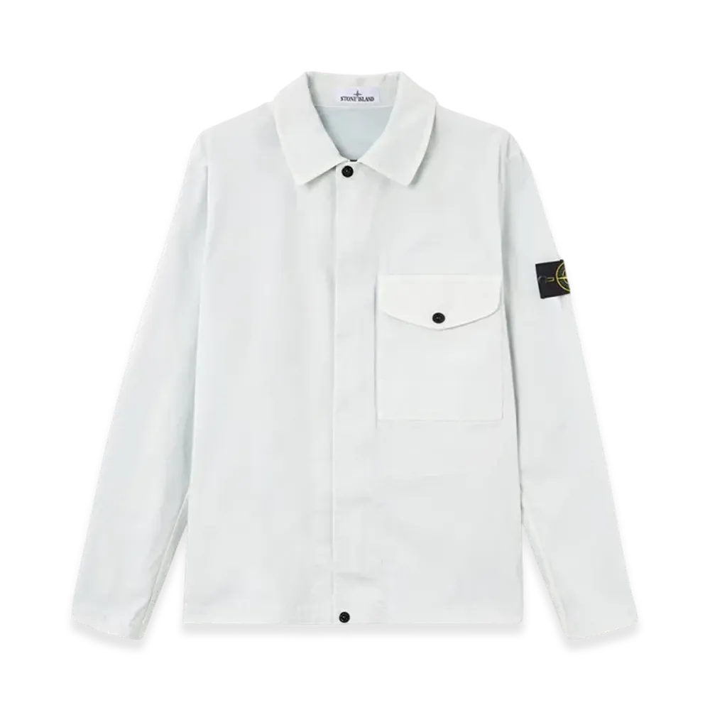 Stone Island 1200001 Organic Cotton StreTCh Broken Twill Old Effect "Sky Blue"