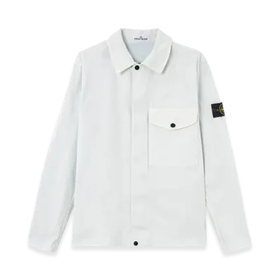 Stone Island 1200001 Organic Cotton StreTCh Broken Twill Old Effect "Sky Blue"