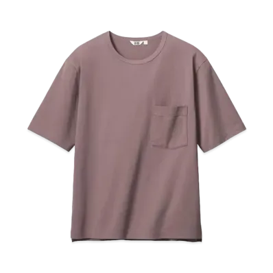Uniqlo U 24SS AIRism Cotton Relaxed Fit Crew Neck T-Shirt "Brown"