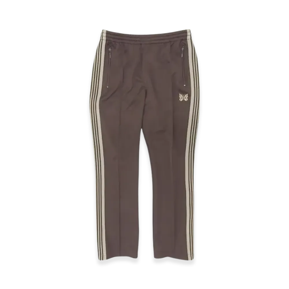 NEEDLES Narrow Track Pant - Poly Smooth "Brown"