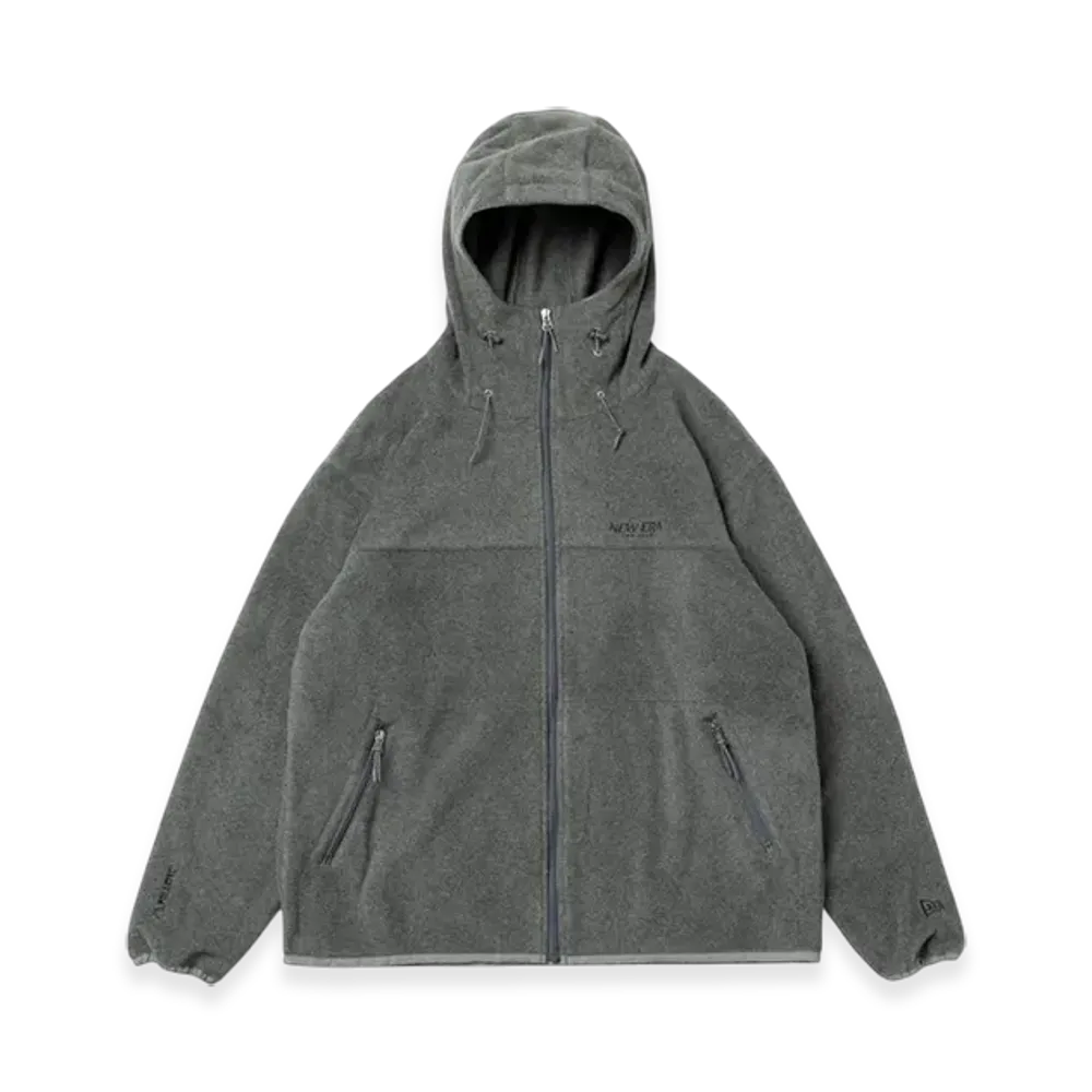 NEW ERA Polartec Black Label FW25 Full Zip Hoodie Fleece Jacket "Charcoal"