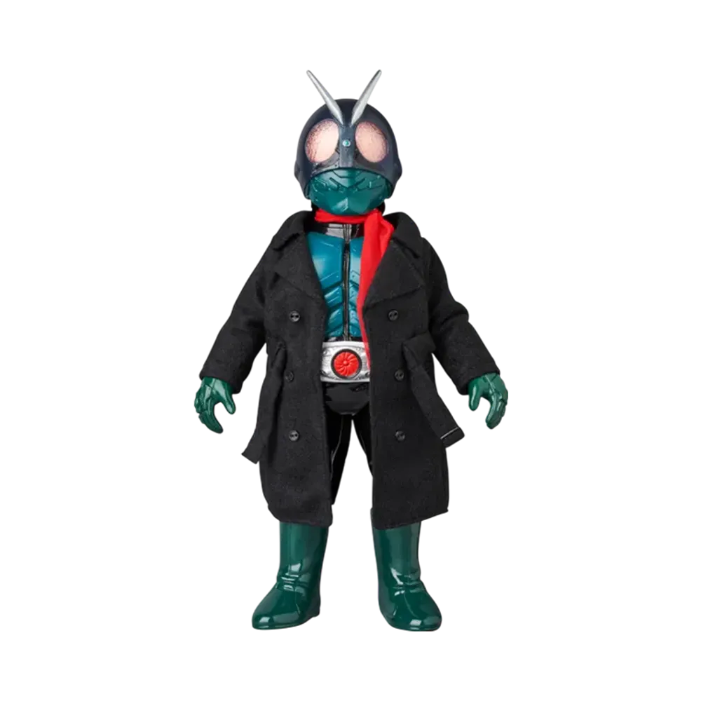 MEDICOM TOY "Toei Retro Sofvi Collection" -Shin Masked Rider- Kamen Rider (Shin Kamen Rider) (Coat Ver.)