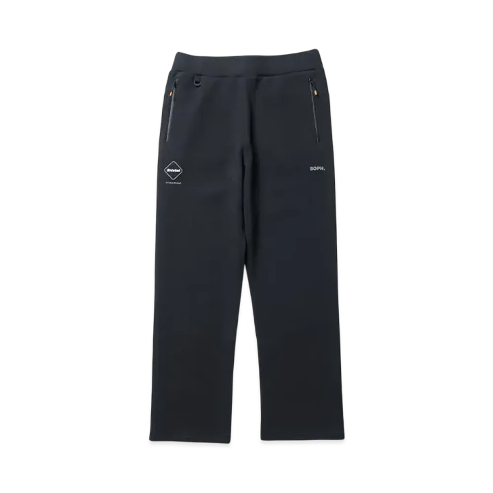 F.C.Real Bristol Tech Sweat Team Flat Hem Baggy Pants "Black"