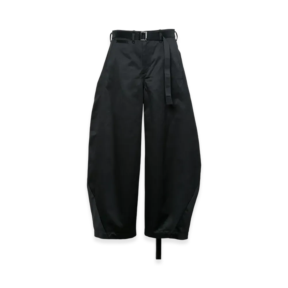 sacai Cotton Chino Pants "Black"