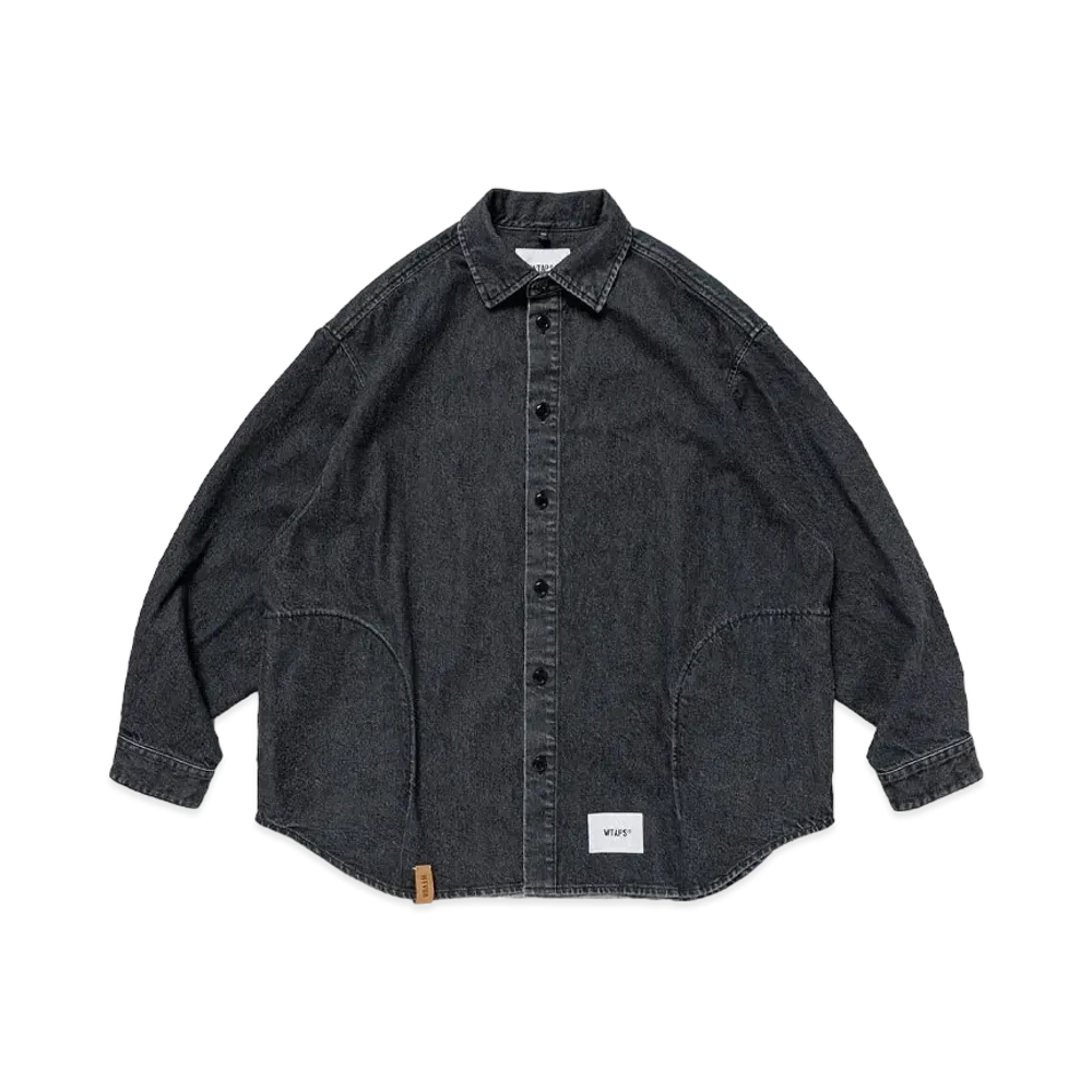 WTAPS WCPO 02 / LS / Cotton. Denim "Black"