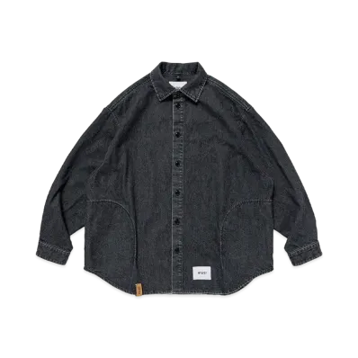 WTAPS WCPO 02 / LS / Cotton. Denim "Black"