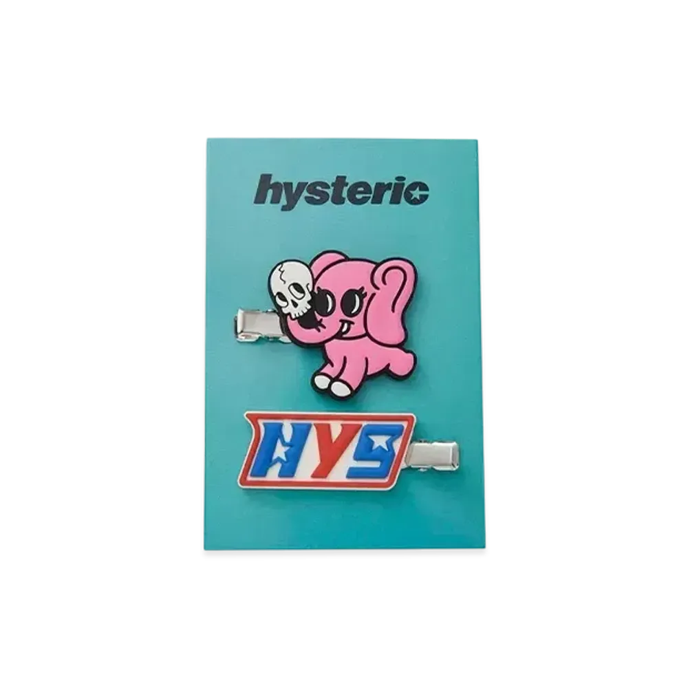 HYSTERIC GLAMOUR Hys Elephant Hair Clip "Pink"