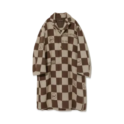UNDERCOVER x FRAGMENT Wool Chester Coat "Brown CK"