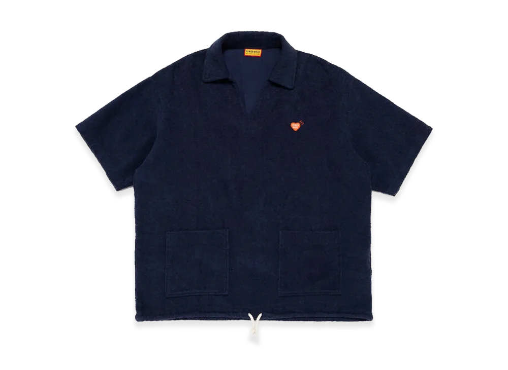 HUMAN MADE Pile Pullover Shirt "Navy"
