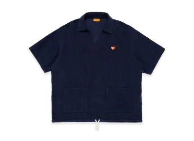 HUMAN MADE Pile Pullover Shirt "Navy"
