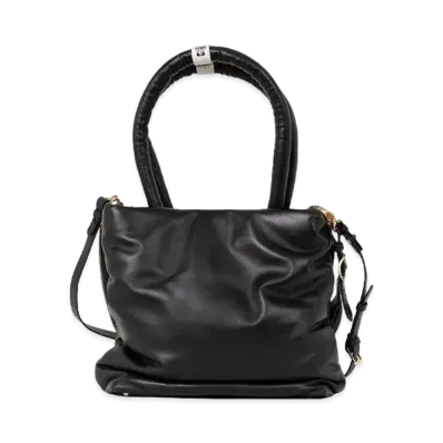 Maison MIHARA YASUHIRO Pucker Puffer Tote Bag with Shoulders "Black"