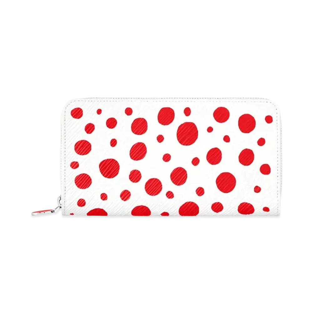 Louis Vuitton x Yayoi Kusama ZippyWallet Epi Leather Infinity Dots Japan Exclusive "Rouge Blanc"