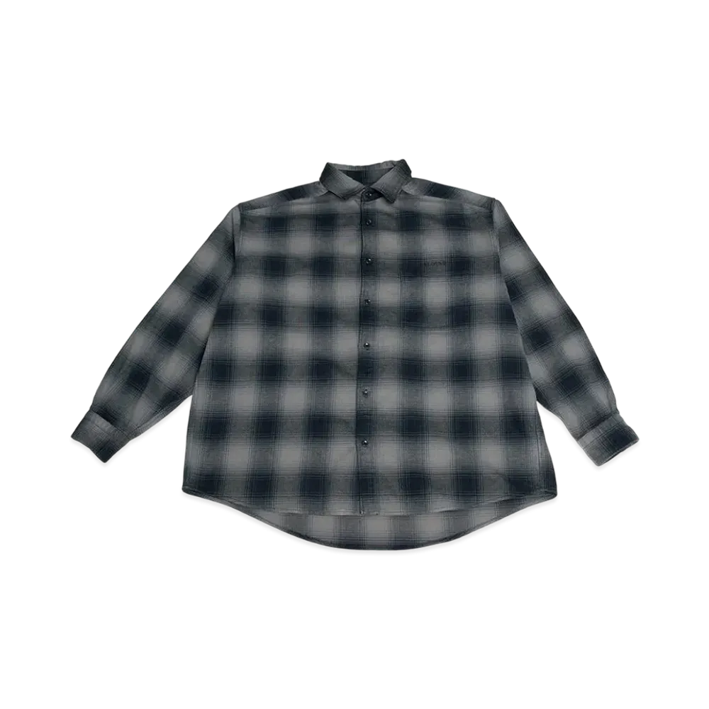 ALOUND Oversized Ombre Shirts "Black/Grey"