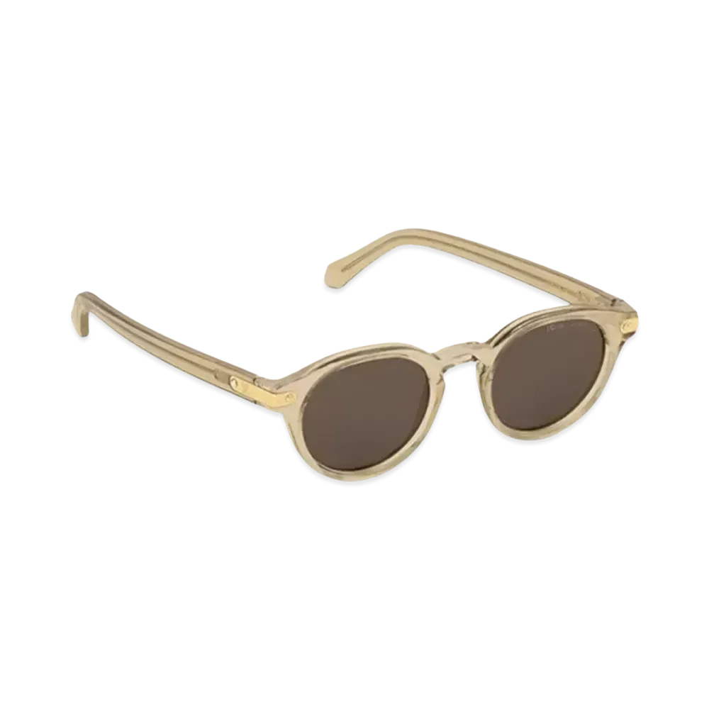 LV Signature Round Sunglasses "Light Honey"
