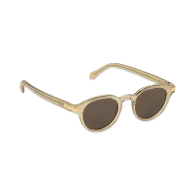 LV Signature Round Sunglasses "Light Honey"