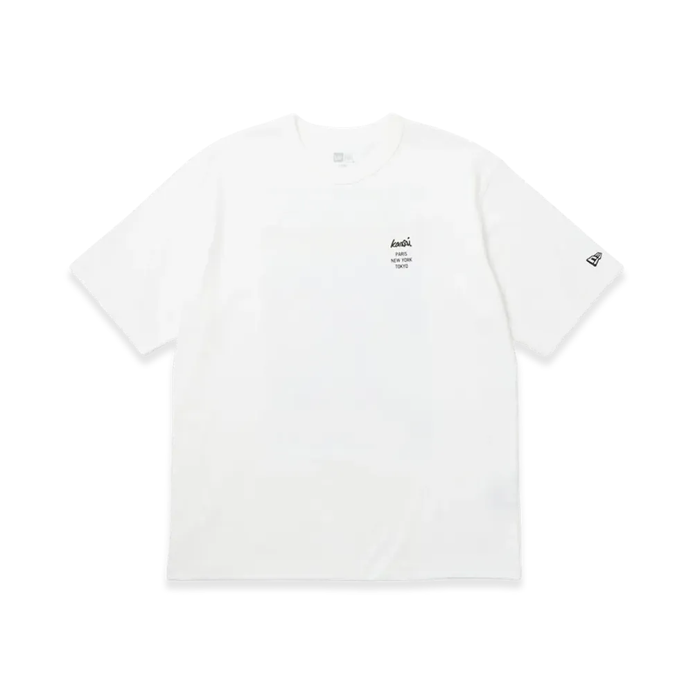 NEW ERA x KANSAI YAMAMOTO Short Sleeve Washed Cotton T-Shirt Kansai / Terry Johnson "Off White"