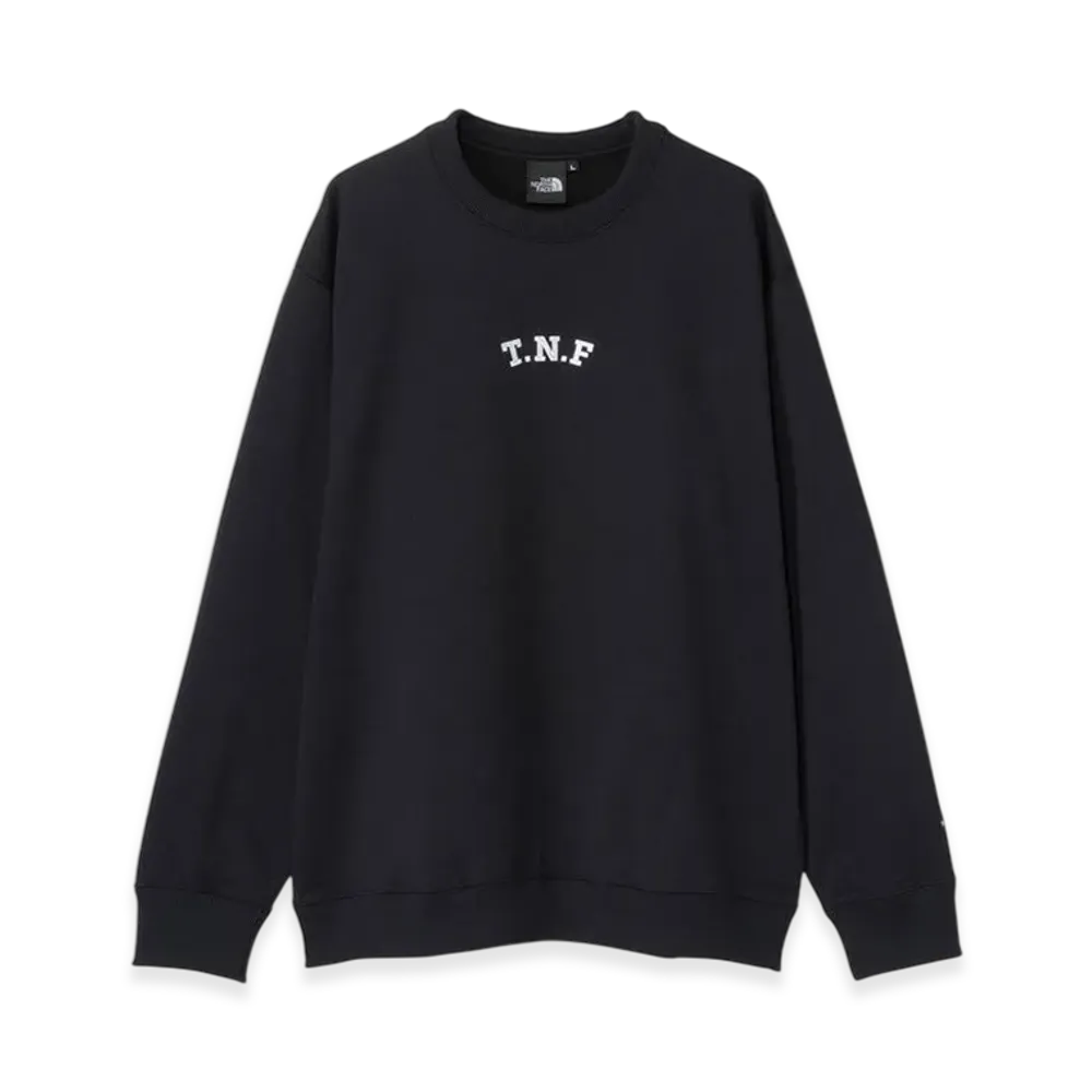 The North Face TNF Logo Heather Sweat Crew "Black"