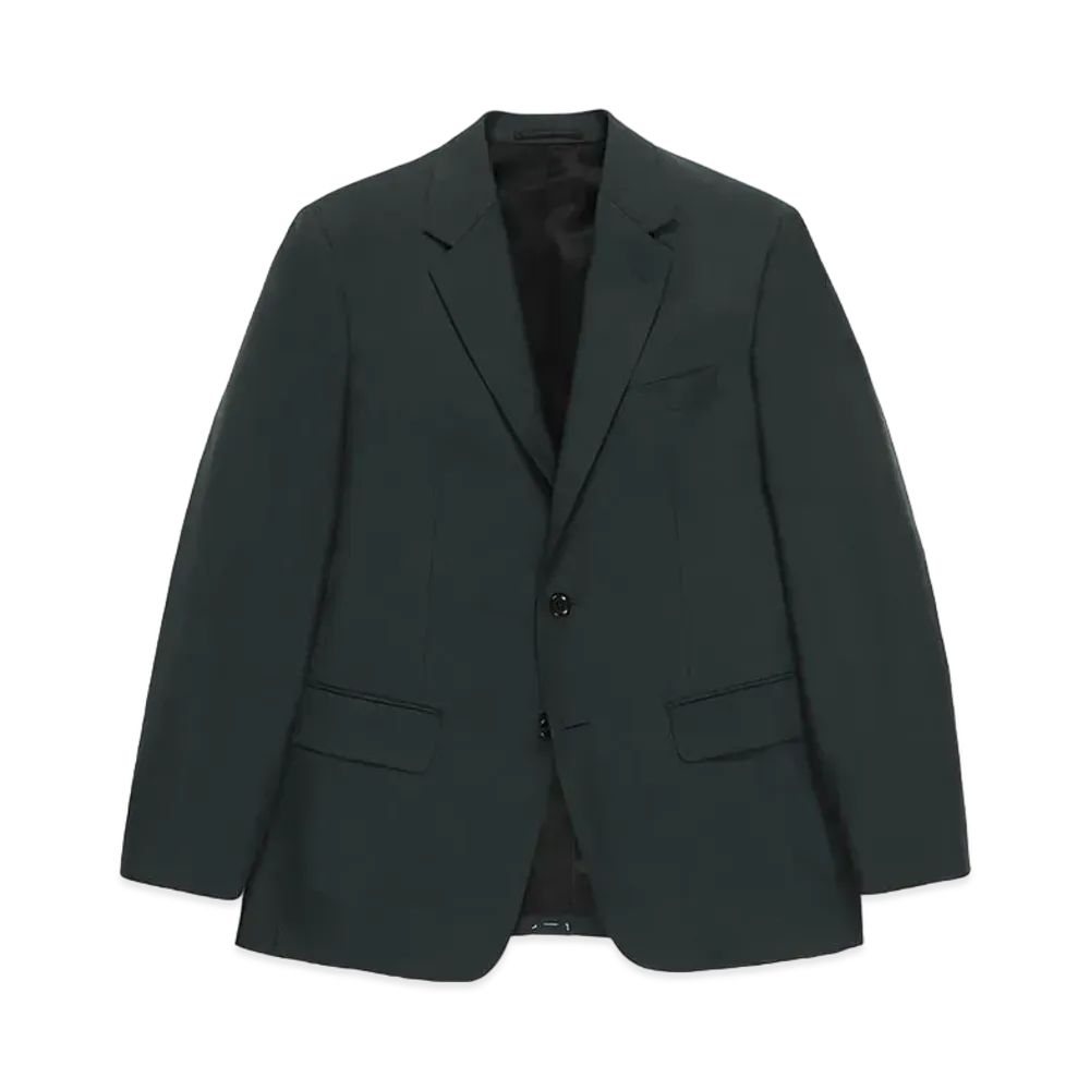 WACKO MARIA x DORMEUIL / Single Breasted Jacket "Dark Khaki"