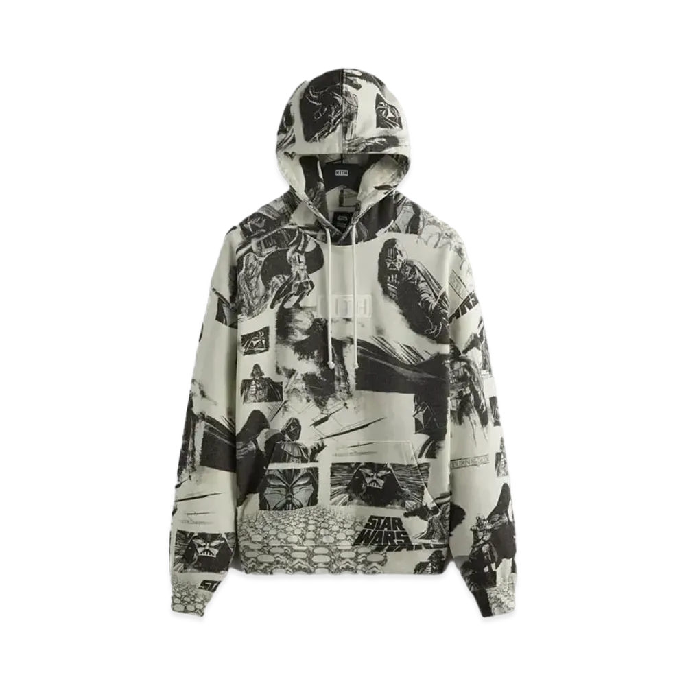 Kith x STAR WARS Darth Vader Illustration Hoodie "Waffle"