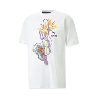 PUMA x KOCHE Unisex Graphic Short Sleeve T-shirt "Puma White"