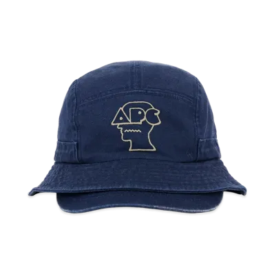 A.P.C. x Brain Dead Bucket Brim Hat "Navy"