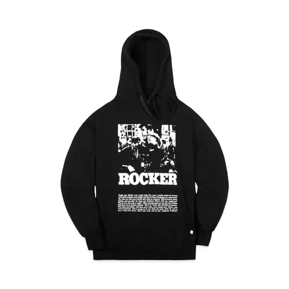 Richardson X HYSTERIC GLAMOUR ROCKER HOODIE "Black"
