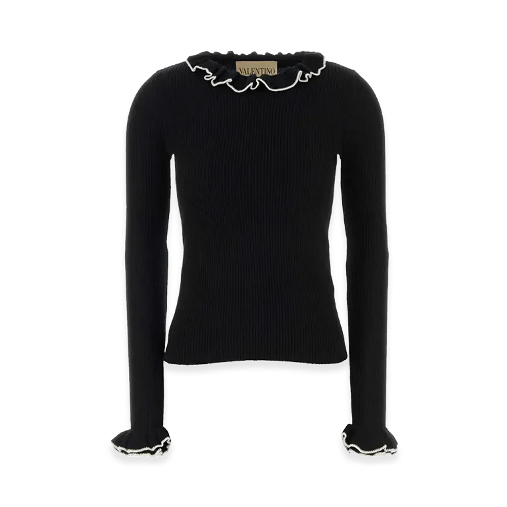 Valentino Women's Wool Sweater "Black"