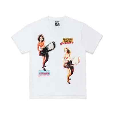 WACKO MARIA Hollywood Chainsaw Hookers / T-Shirt #2 "White"