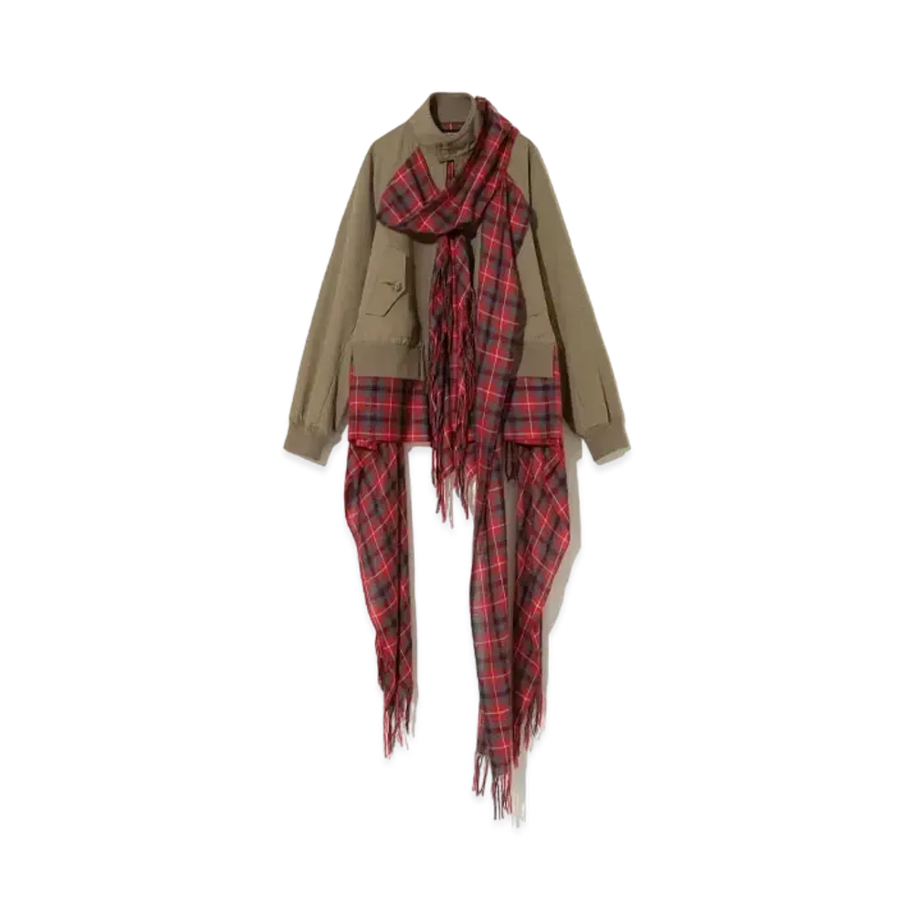 UNDERCOVER Cotton Polyester Swing Top Jacket "Beige"