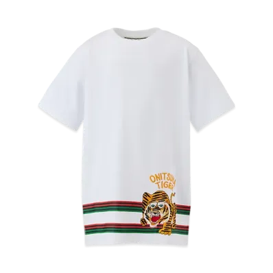 Onitsuka Tiger Kids Graphic Tee "White"