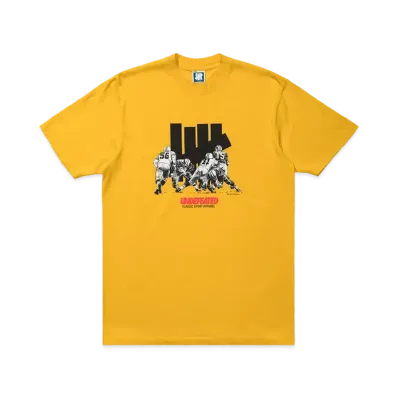 UNDEFEATED RIGER ENDZONE S/S TEE - 80263 "Yellow"