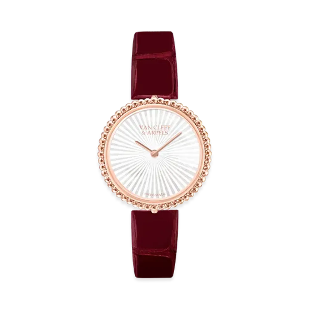 Van Cleef & Arpels Perlee watch 30mm "18K Rose gold/Mother-of-pearl"